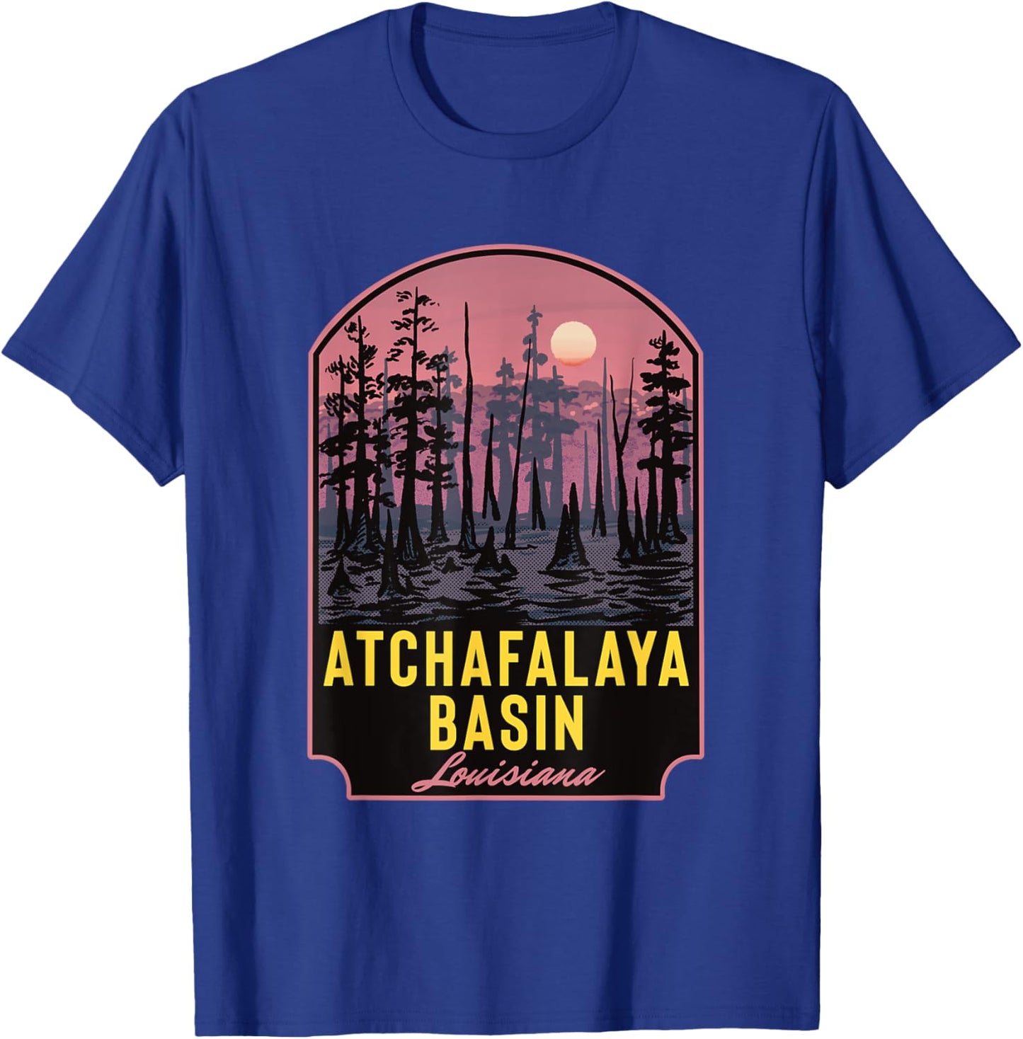 Atchafalaya Basin Louisiana T-Shirt - T-Shirt | Royal