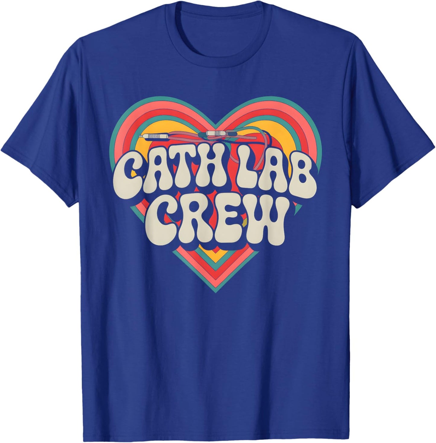 Cath Lab Crew Cardiac Cath Lab Medical Medicine T-Shirt - T-Shirt | Royal