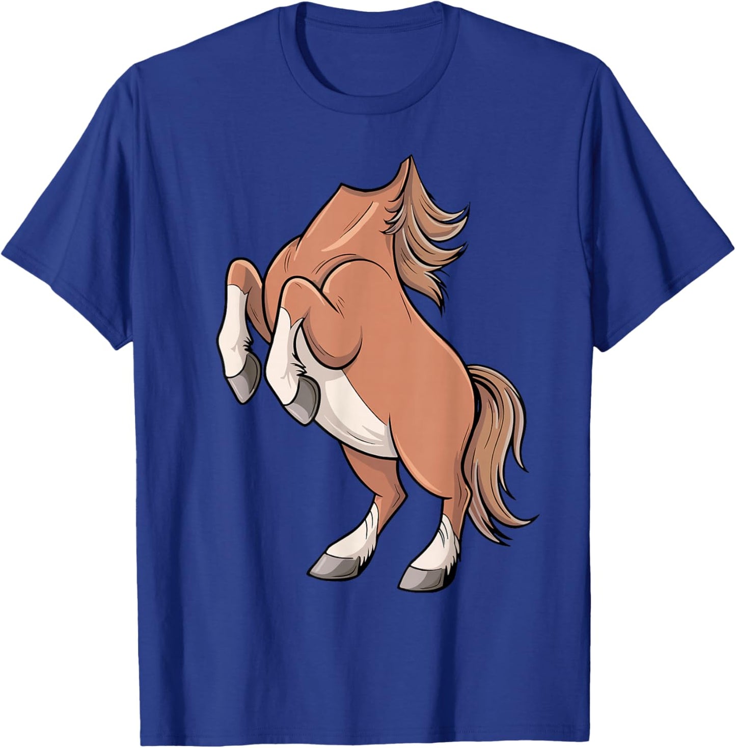 Horse Shirt Adult Kids Men Women Body Horse Costume T-Shirt - T-Shirt | Royal