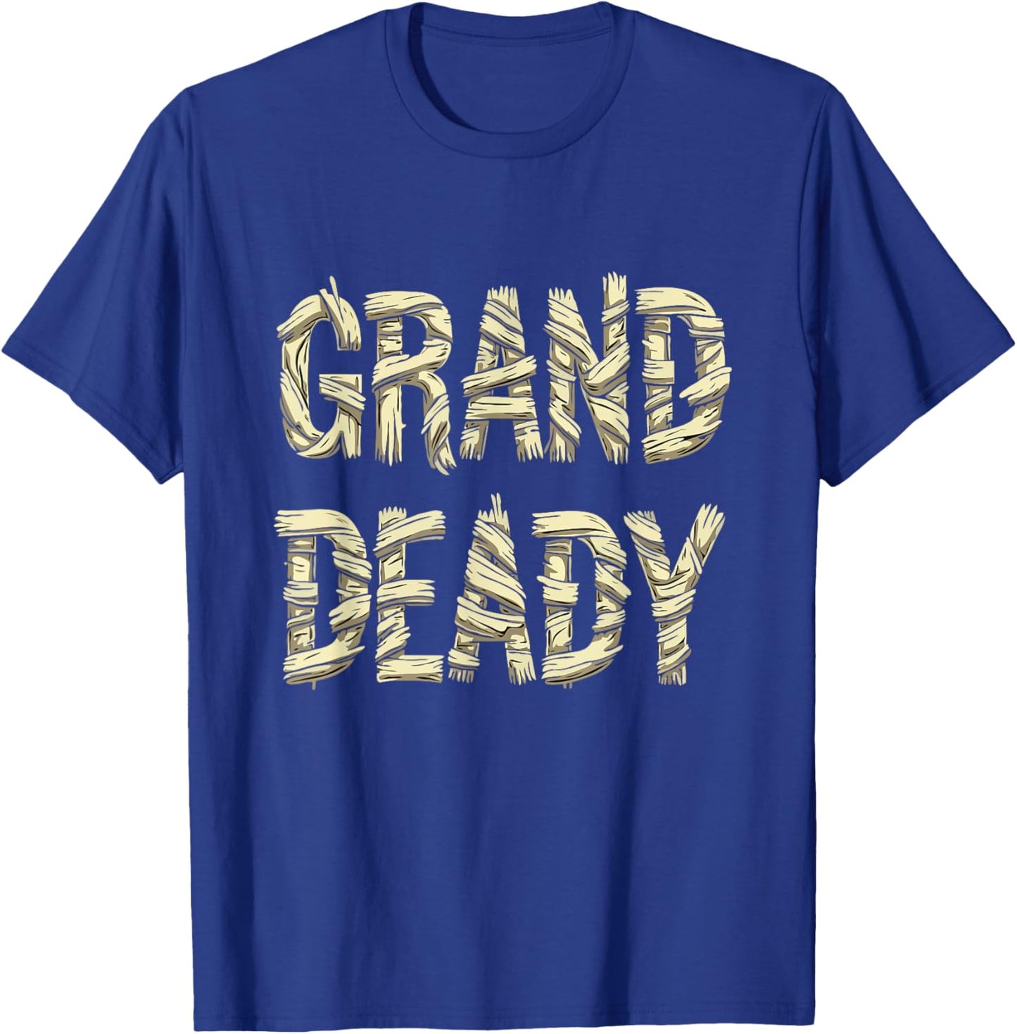 Funny Grand Mummy Matching Couple Halloween Family Costume T-Shirt - T-Shirt | Royal