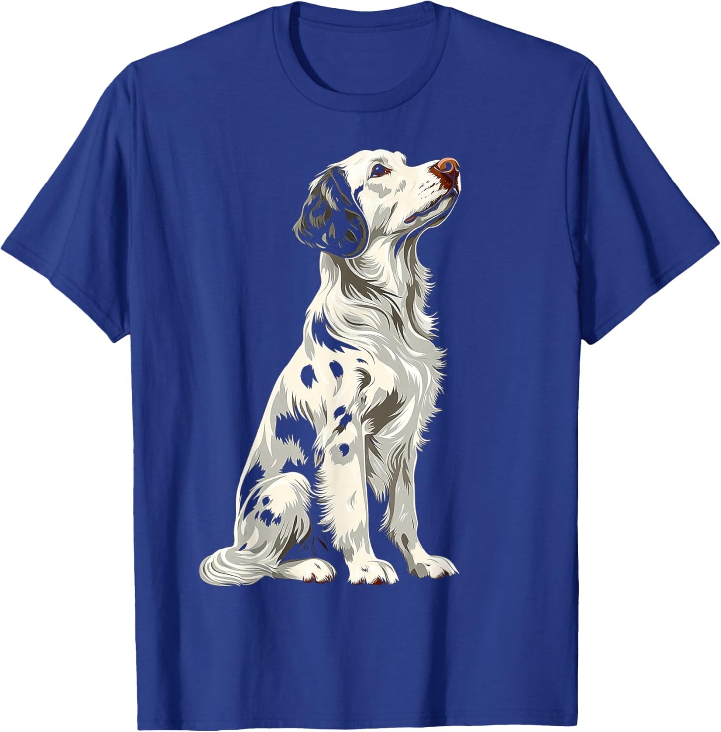 English Setter Dog Motif Pet Art English Setter T-Shirt - T-Shirt | Royal