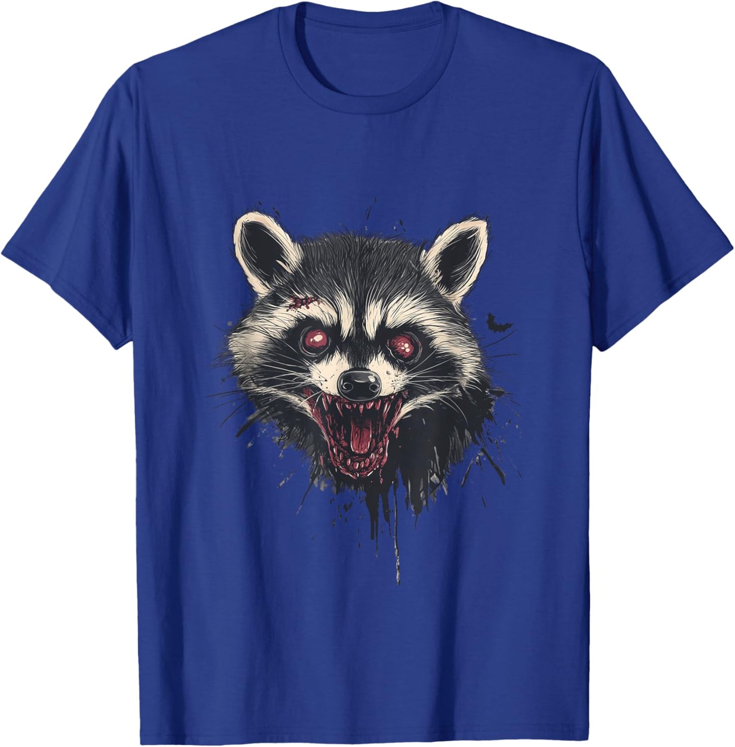 Pretend I'm a Raccoon Zombie Halloween 2024 Costume Scary T-Shirt - T-Shirt | Royal