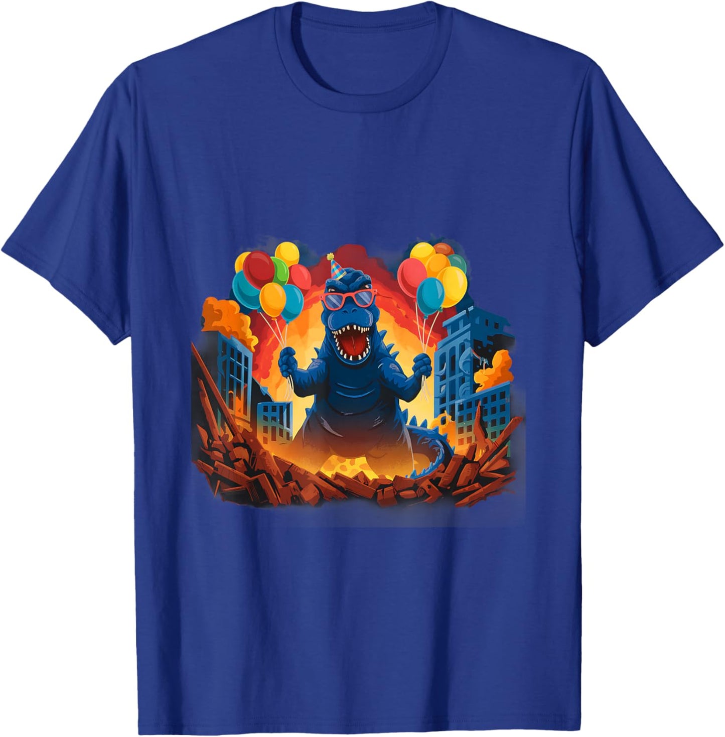 Kaiju Birthday Party Japan Monster Movie Bday Japanese T-Shirt - T-Shirt | Royal