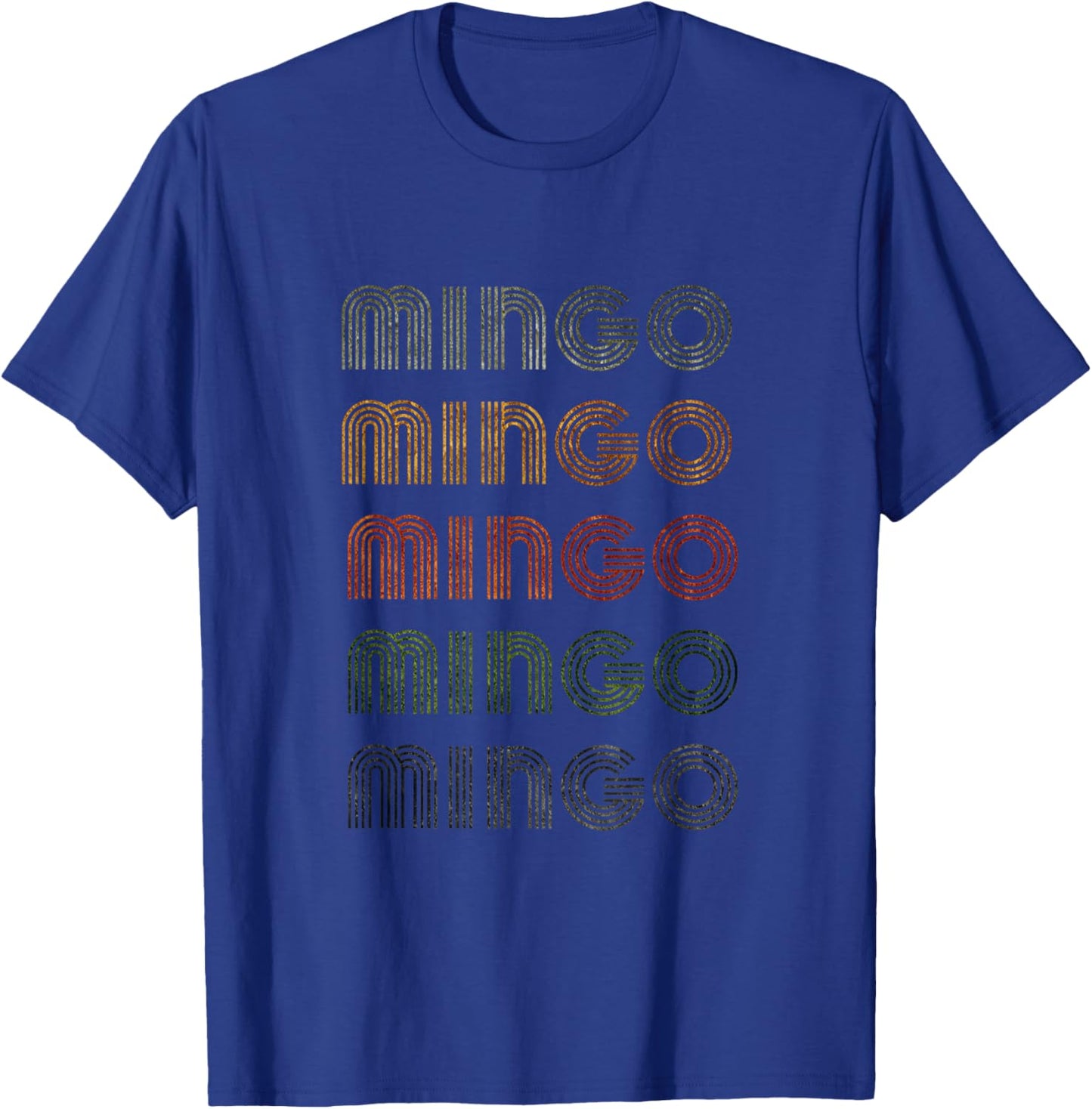 Love Heart Mingo Grunge Vintage Style Black Mingo T-Shirt - T-Shirt | Royal
