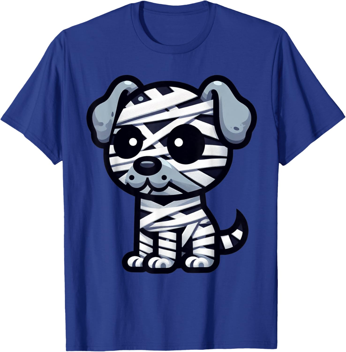 Mummy Dog Halloween - Cute, Funny & Spooky Pet Costume Women Kids T-Shirt - T-Shirt | Royal