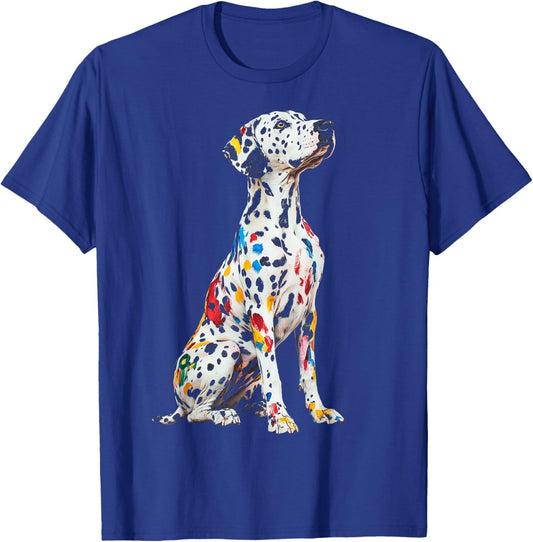 Dalmatian Dog Motif Pet Art Dalmatian Women Kids T-Shirt - T-Shirt | Royal