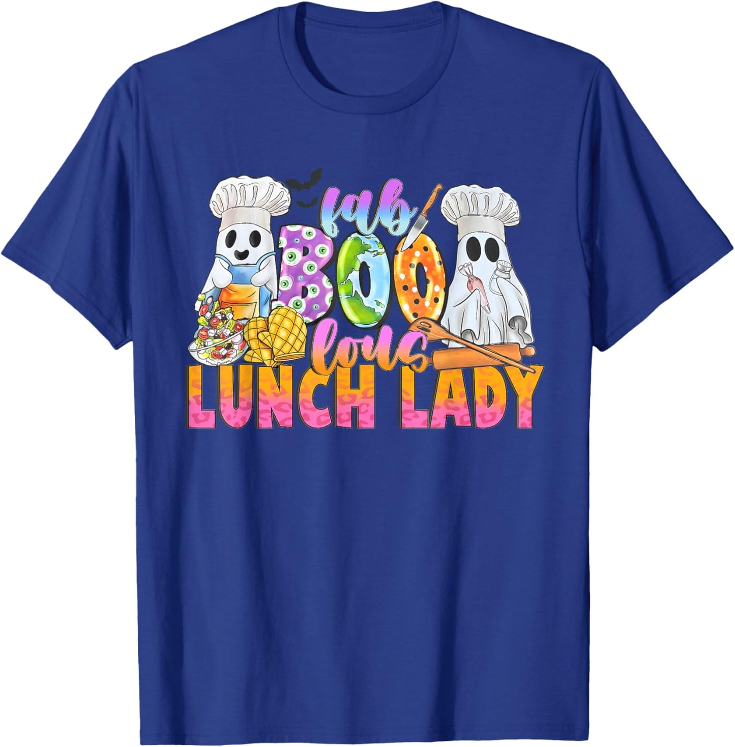 Faboolous Lunch Lady Halloween Shirt School Cafeteria Staff T-Shirt - T-Shirt | Royal