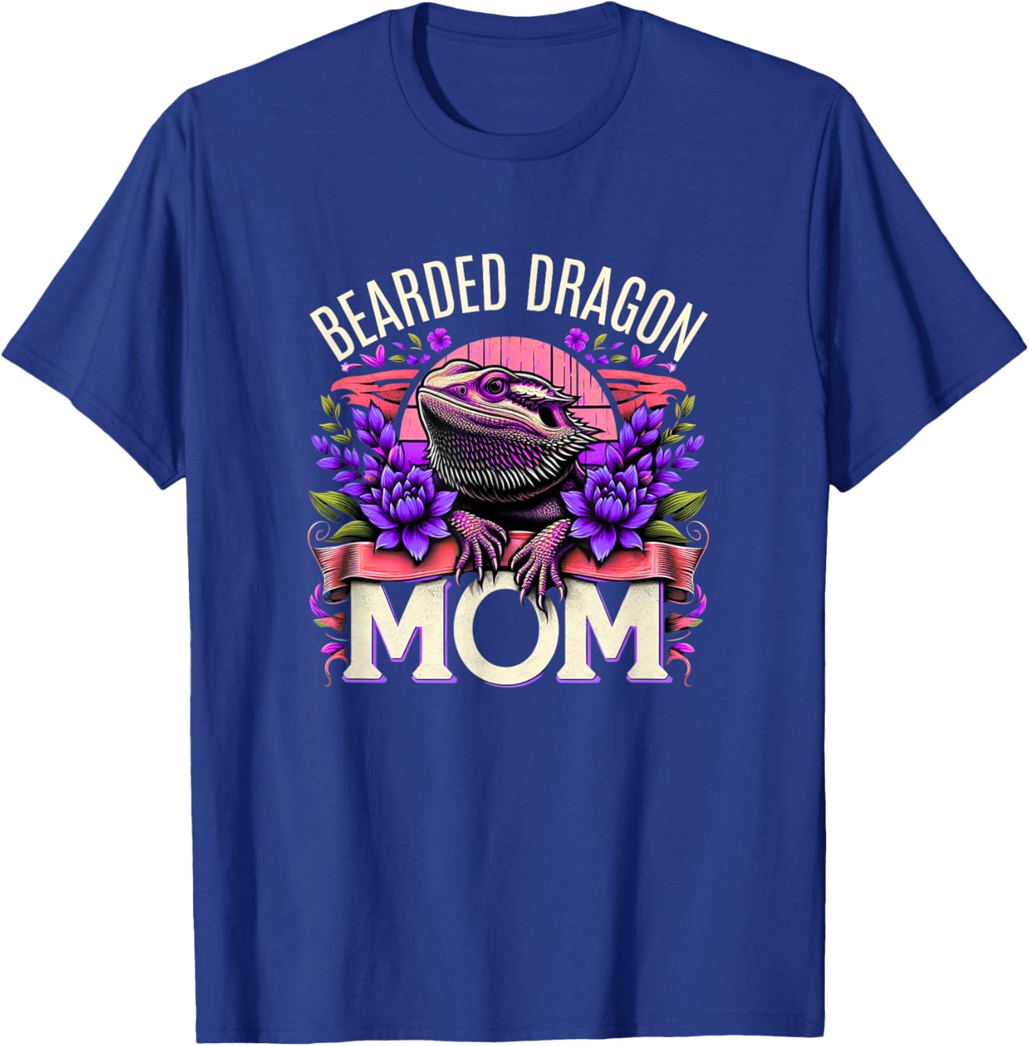 Bearded Dragon Mom Shirt Pogona Reptile Bearded Dragons T-Shirt - T-Shirt | Royal