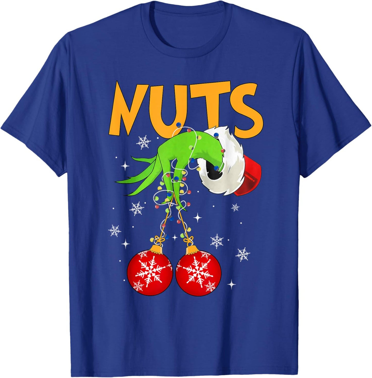 Chest Nuts Matching Chestnuts Christmas Snow Couples Men T-Shirt - T-Shirt | Royal