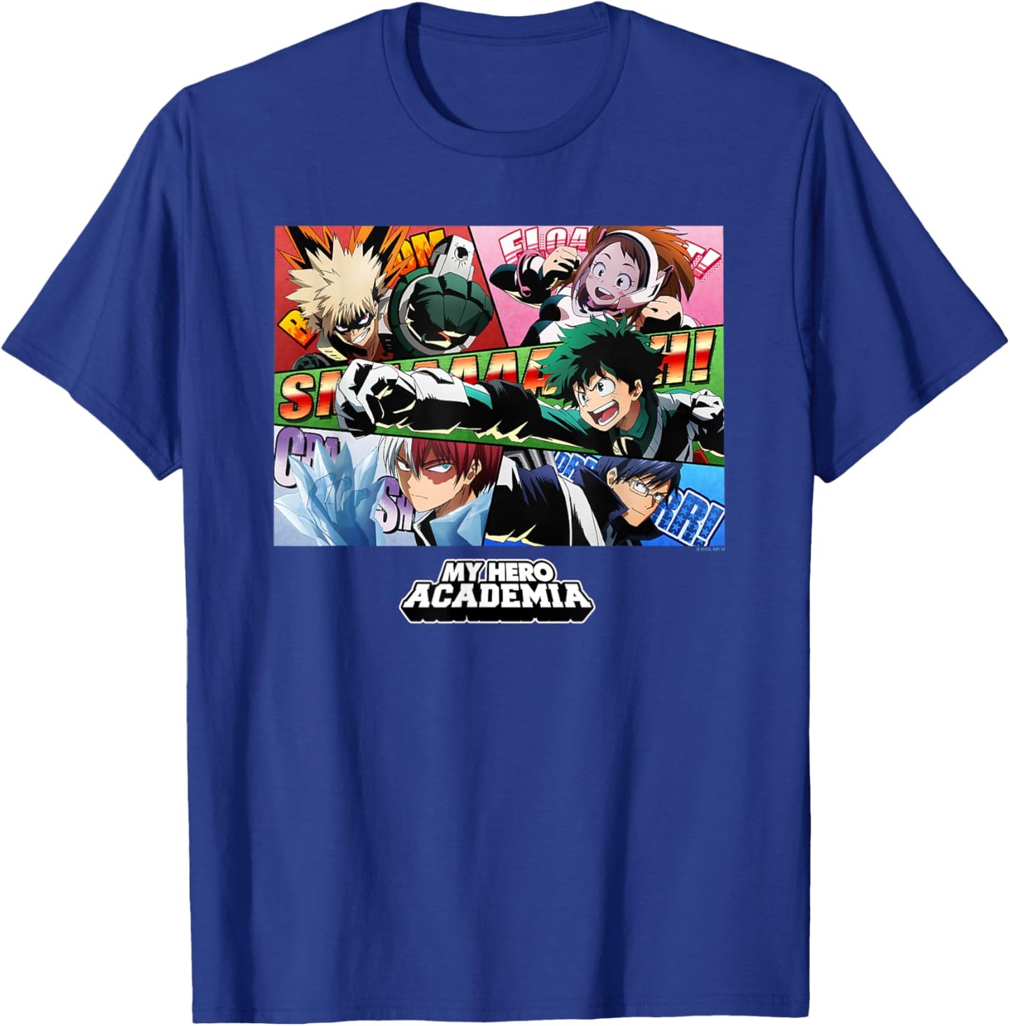 My Hero Academia Class 1-A Group Panels Anime T-Shirt - T-Shirt | Royal
