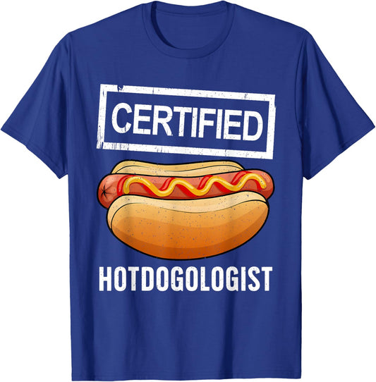 Cool Hotdog Outfit Women Adult Hotdog Hot Dog Lover T-Shirt - T-Shirt | Royal