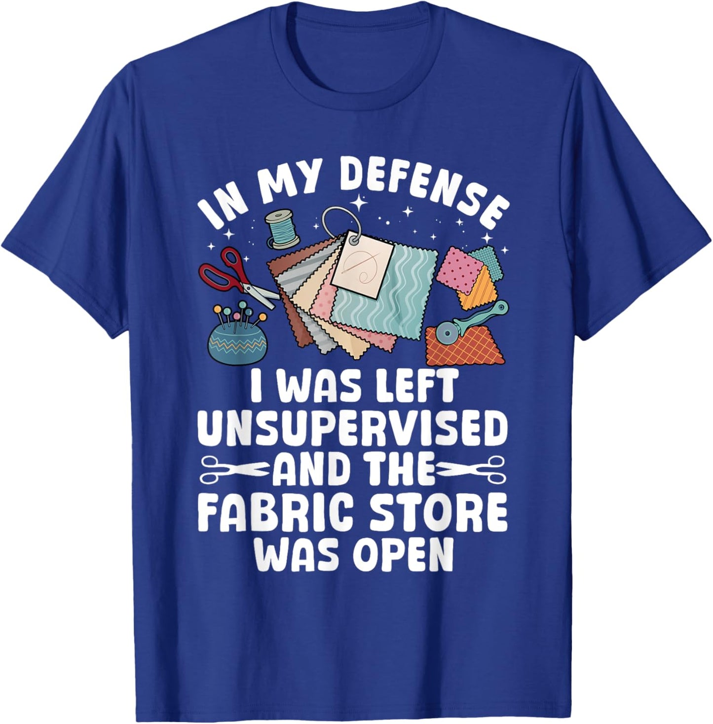 Funny Quilting Design Women Sewing Sew Quilter Sewer T-Shirt - T-Shirt | Royal