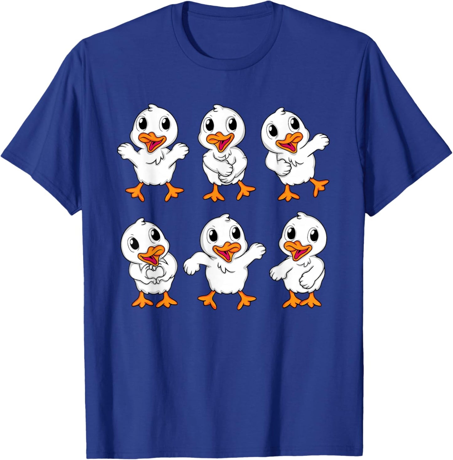 Cute Baby Ducks Kids Duck Lover Women Duck T-Shirt - T-Shirt | Royal