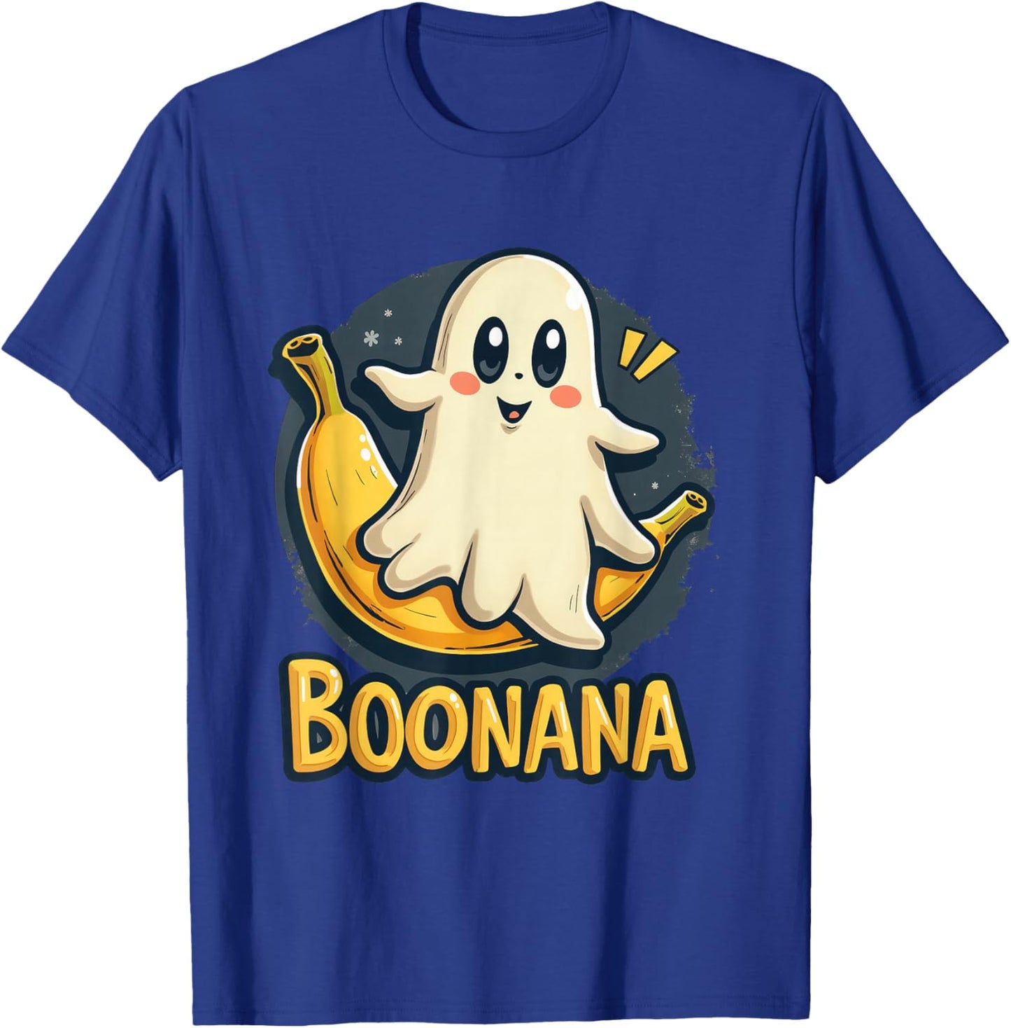 Boonana Halloween Cute Ghost Banana Fun Spooky Kawaii T-Shirt - T-Shirt | Royal