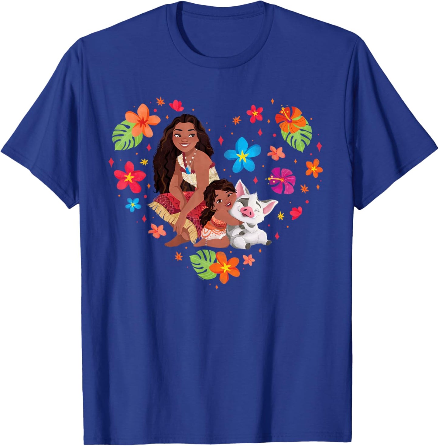Disney Moana 2 Moana Simea and Pua Tropical Heart Sisters T-Shirt - T-Shirt | Royal