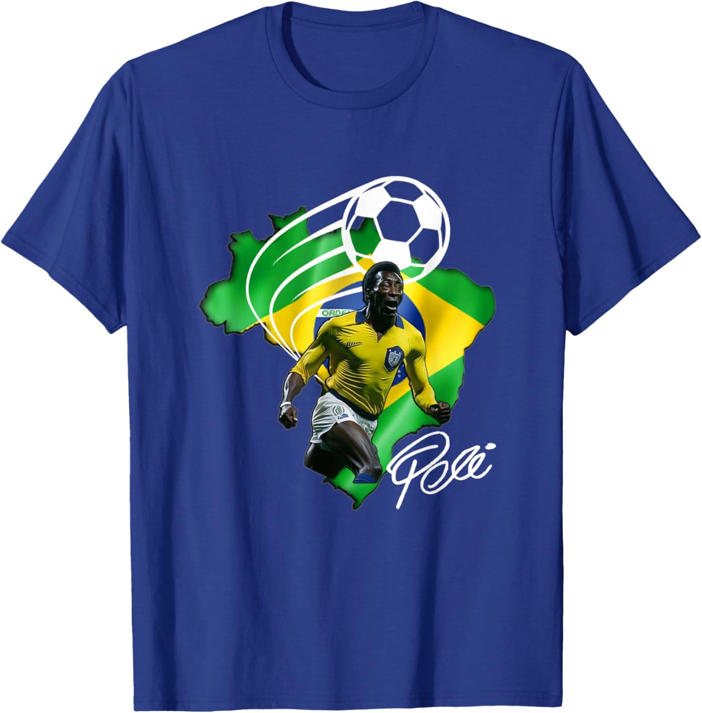 Pele_Brasil_005 T-Shirt - T-Shirt | Royal