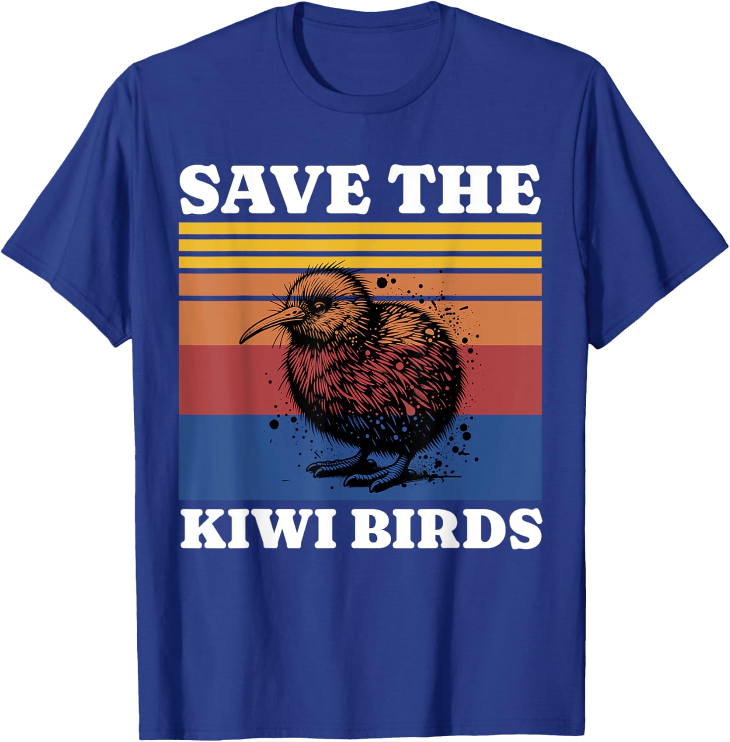 Save The Kiwi T-Shirt - T-Shirt | Royal