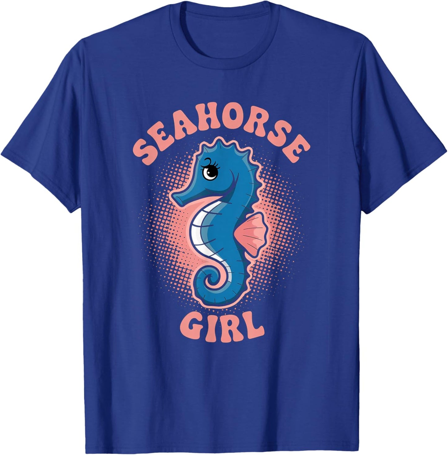 Seahorse Girl Seahorse Lover Funny Halloween Costume T-Shirt - T-Shirt | Royal