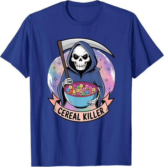 Cereal Killer Halloween Costume Funny Cereal Killer T-Shirt - T-Shirt | Royal