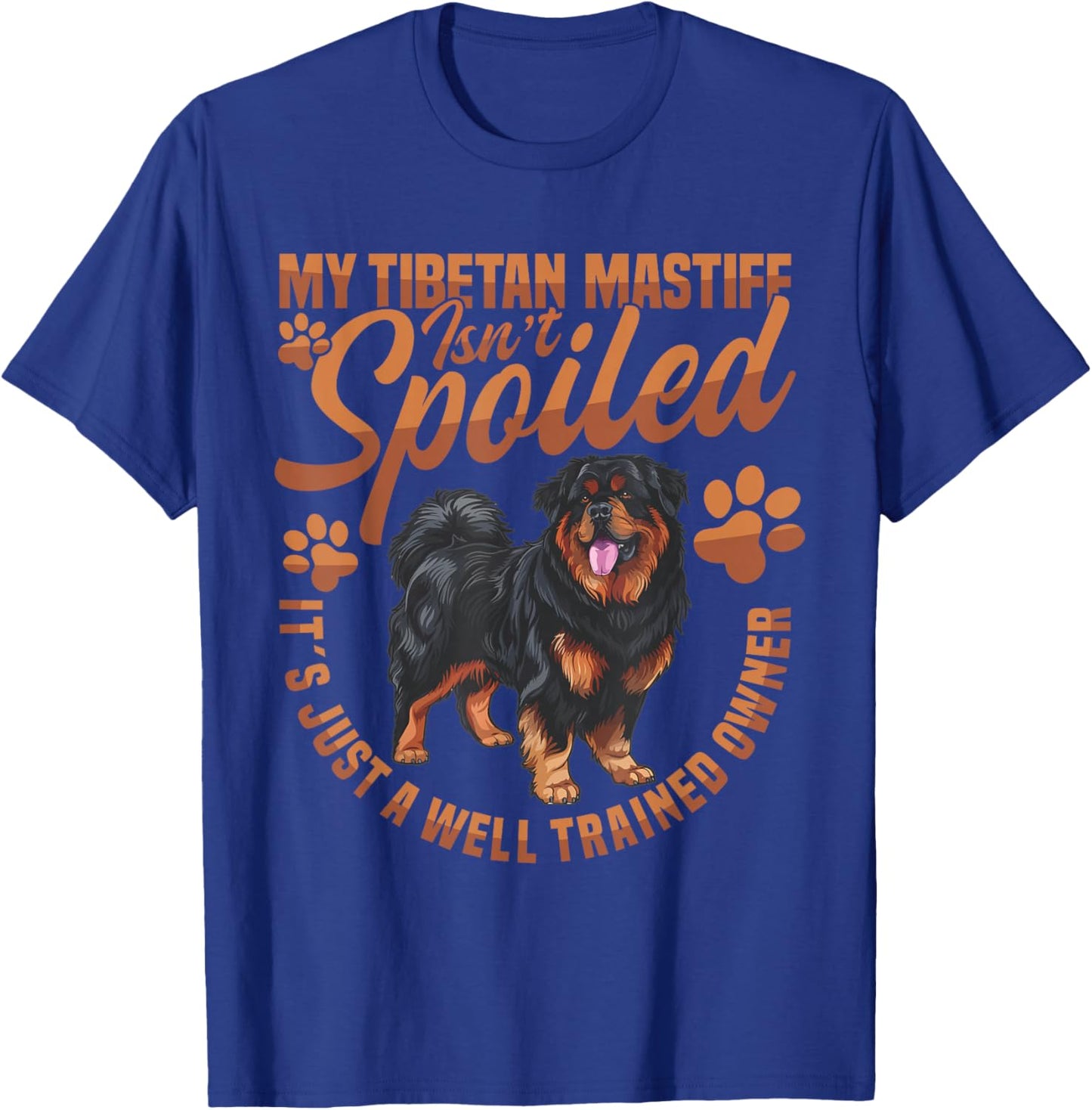Dog Stuffed Animal Dog Food Bed Toys Tibetan Mastiff T-Shirt - T-Shirt | Royal