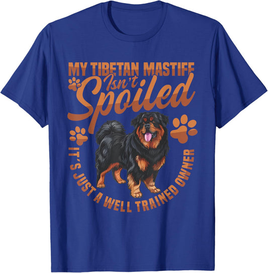 Dog Stuffed Animal Dog Food Bed Toys Tibetan Mastiff T-Shirt - T-Shirt | Royal