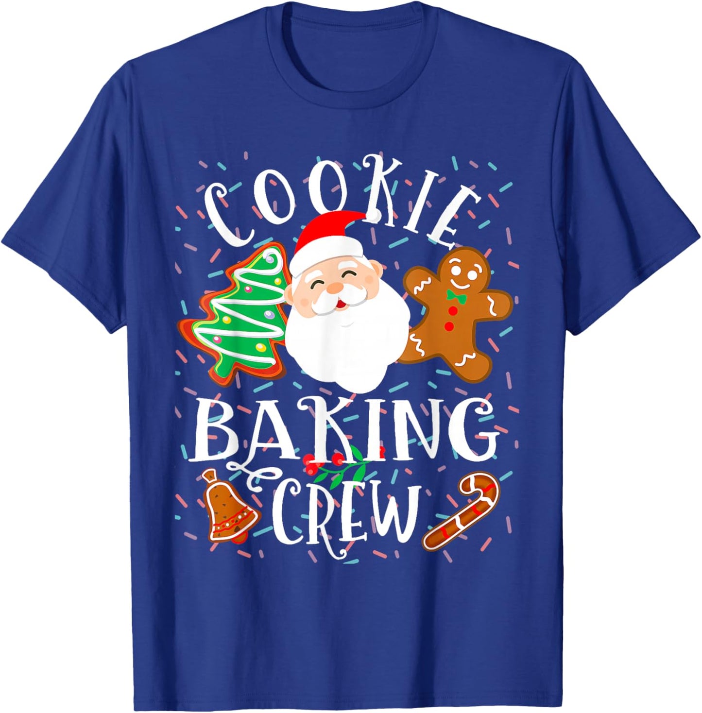 Christmas Cookie Baking Crew Cookie Crew Family Christmas T-Shirt - T-Shirt | Royal