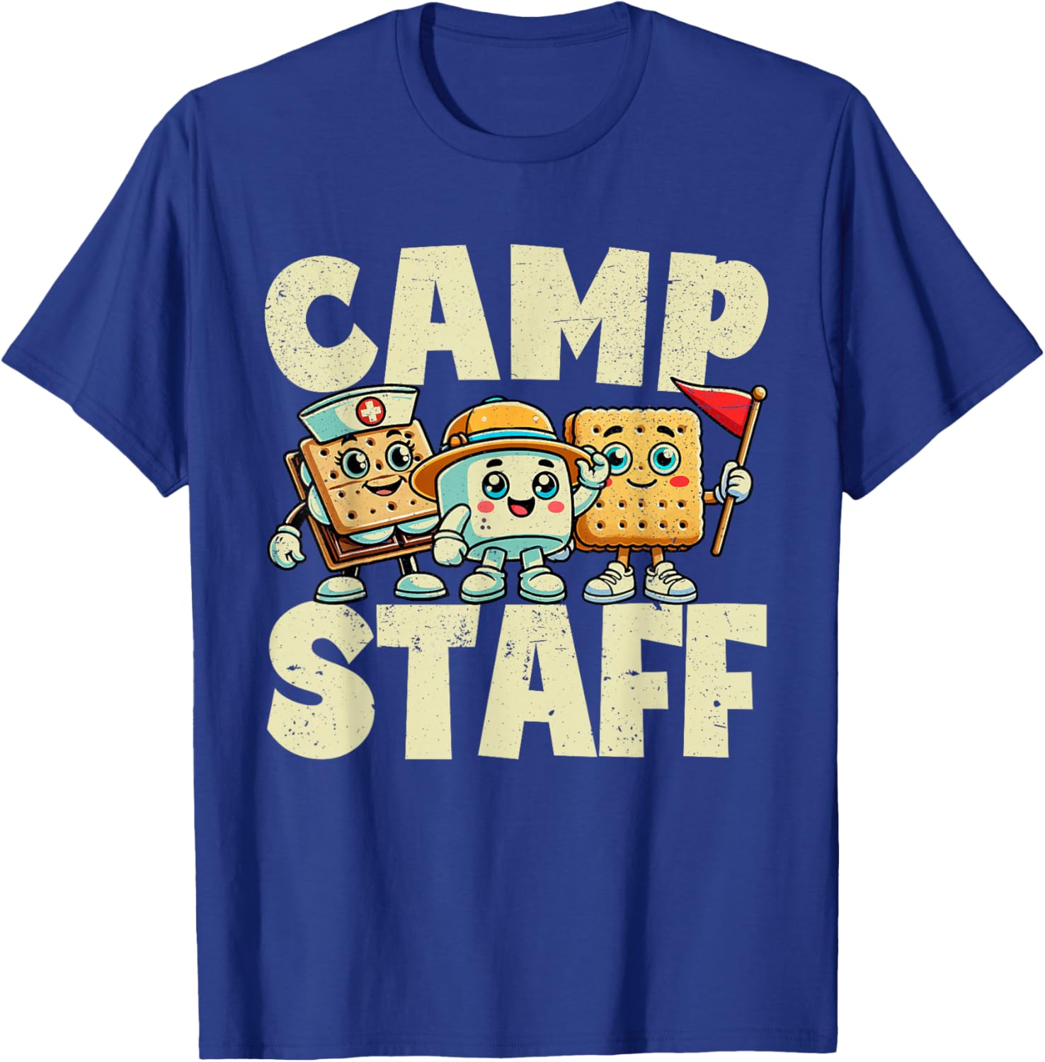 Camp Staff Camping counselor summer camp T-Shirt - T-Shirt | Royal