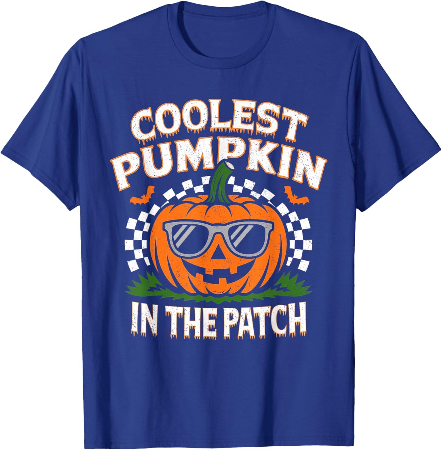 Funny Halloween Shirt For Kids Boys Toddler Pumpkin Patch T-Shirt - T-Shirt | Royal