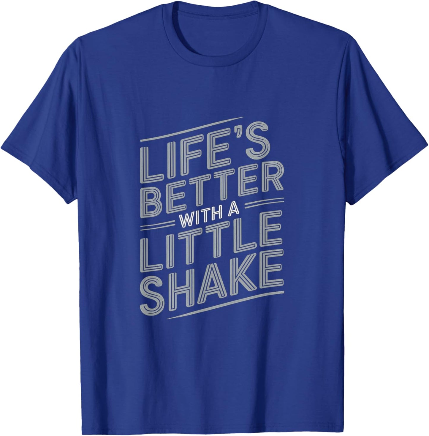 Life’s Better with a Little Shake Parkinson's Awareness T-Shirt - T-Shirt | Royal