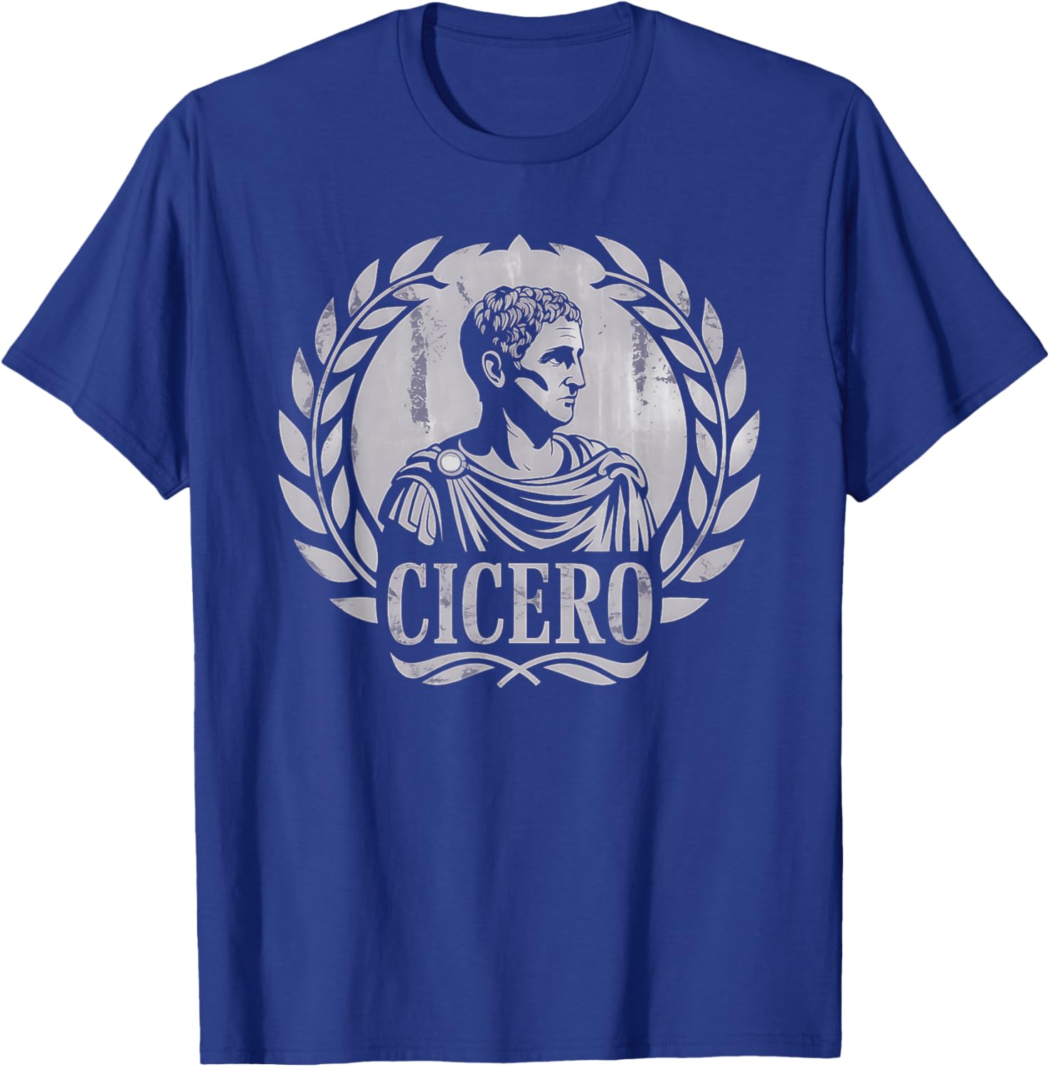 Agema Apparel -Adults Cicero Ancient Roman History , Black, Small, Short Sleeve T-Shirt - T-Shirt | Royal
