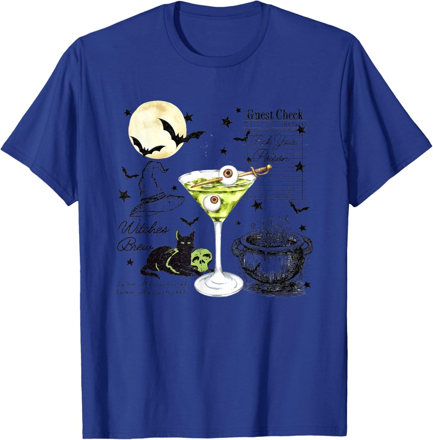 Halloween Witches Brew Funny Women T-Shirt - T-Shirt | Royal