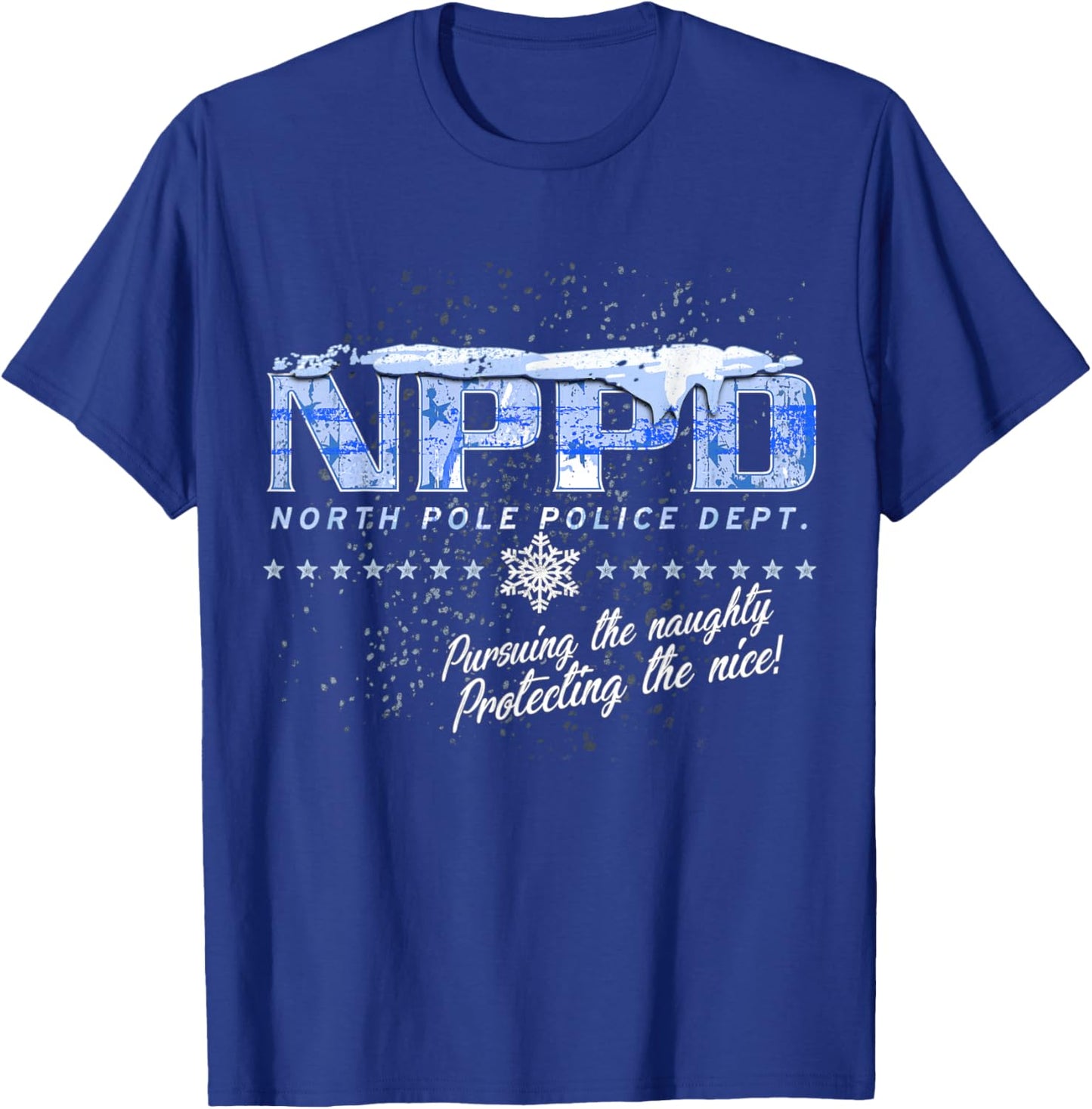 NPPD: North Pole Police Department T-Shirt - T-Shirt | Royal