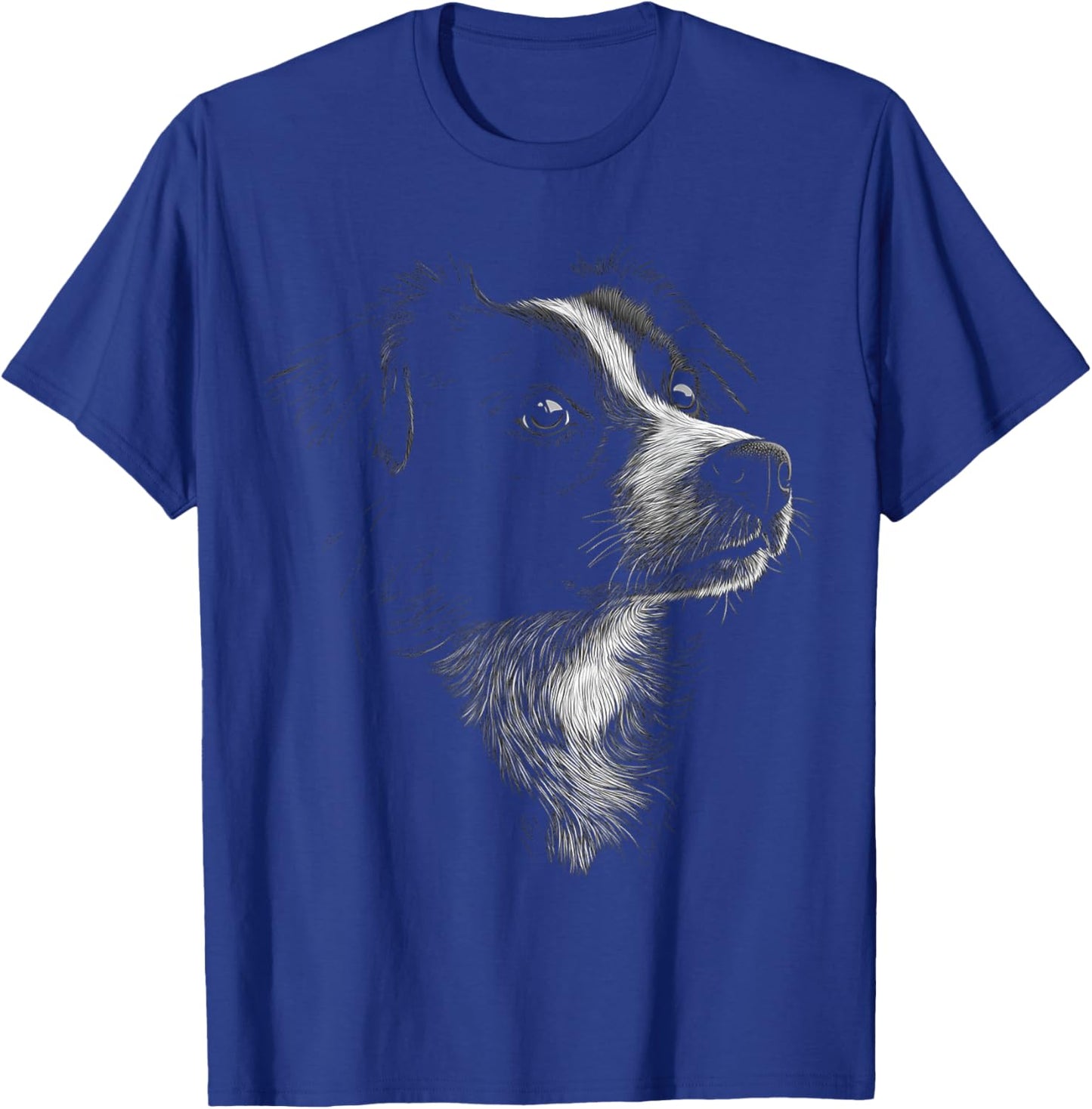 Australian Shepherd Dog Motif Pet Australian Shepherd Women Kids T-Shirt - T-Shirt | Royal
