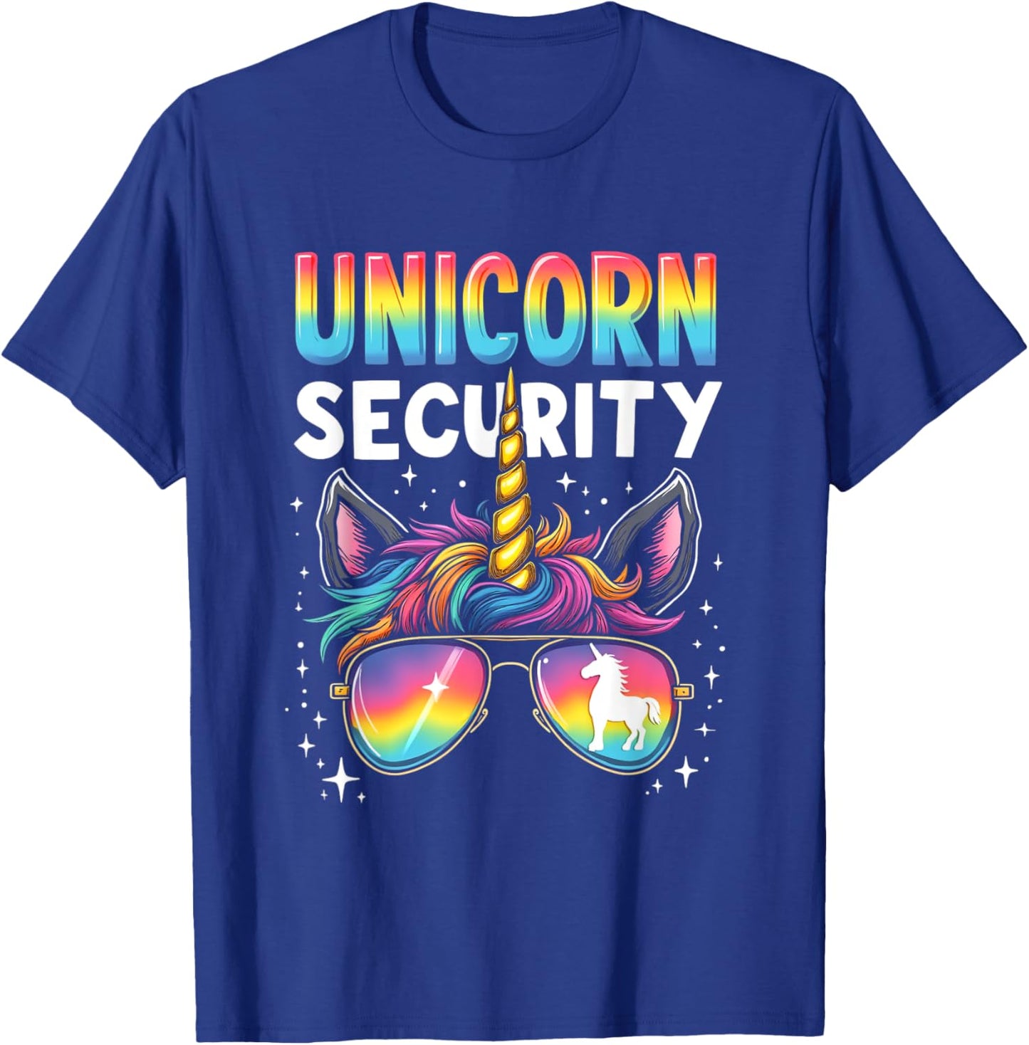 Unicorn SECURITY Unicorn T-Shirt - T-Shirt | Royal