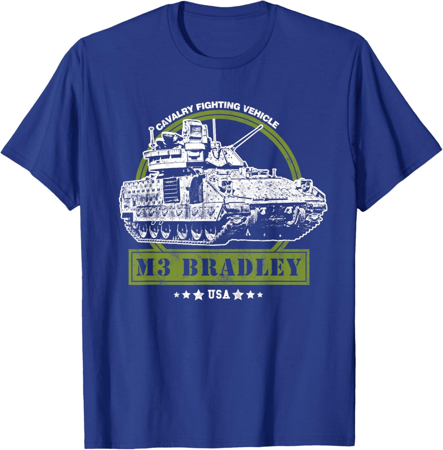 M3 Bradley Cavalry Fighting Vehicle T-Shirt - T-Shirt | Royal