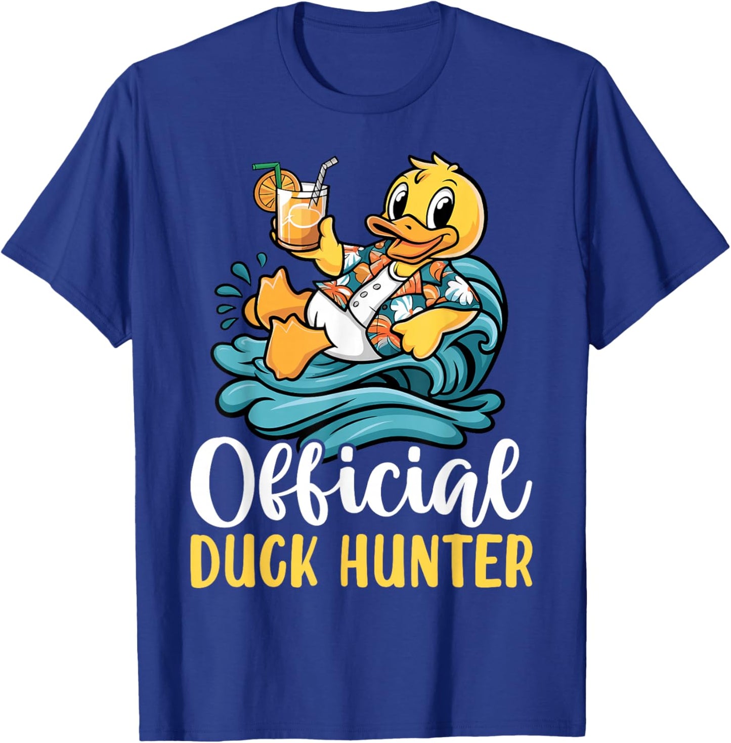Duck Cruise Boat Funny Rubber Duck Hunting Squad T-Shirt - T-Shirt | Royal