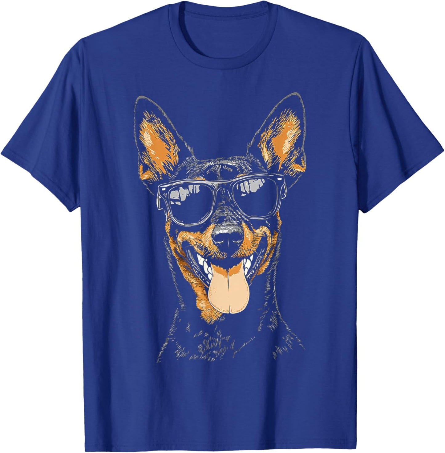 Australian Kelpie Dog Pet Art Sunglasses Australian Kelpie Women Kids T-Shirt - T-Shirt | Royal