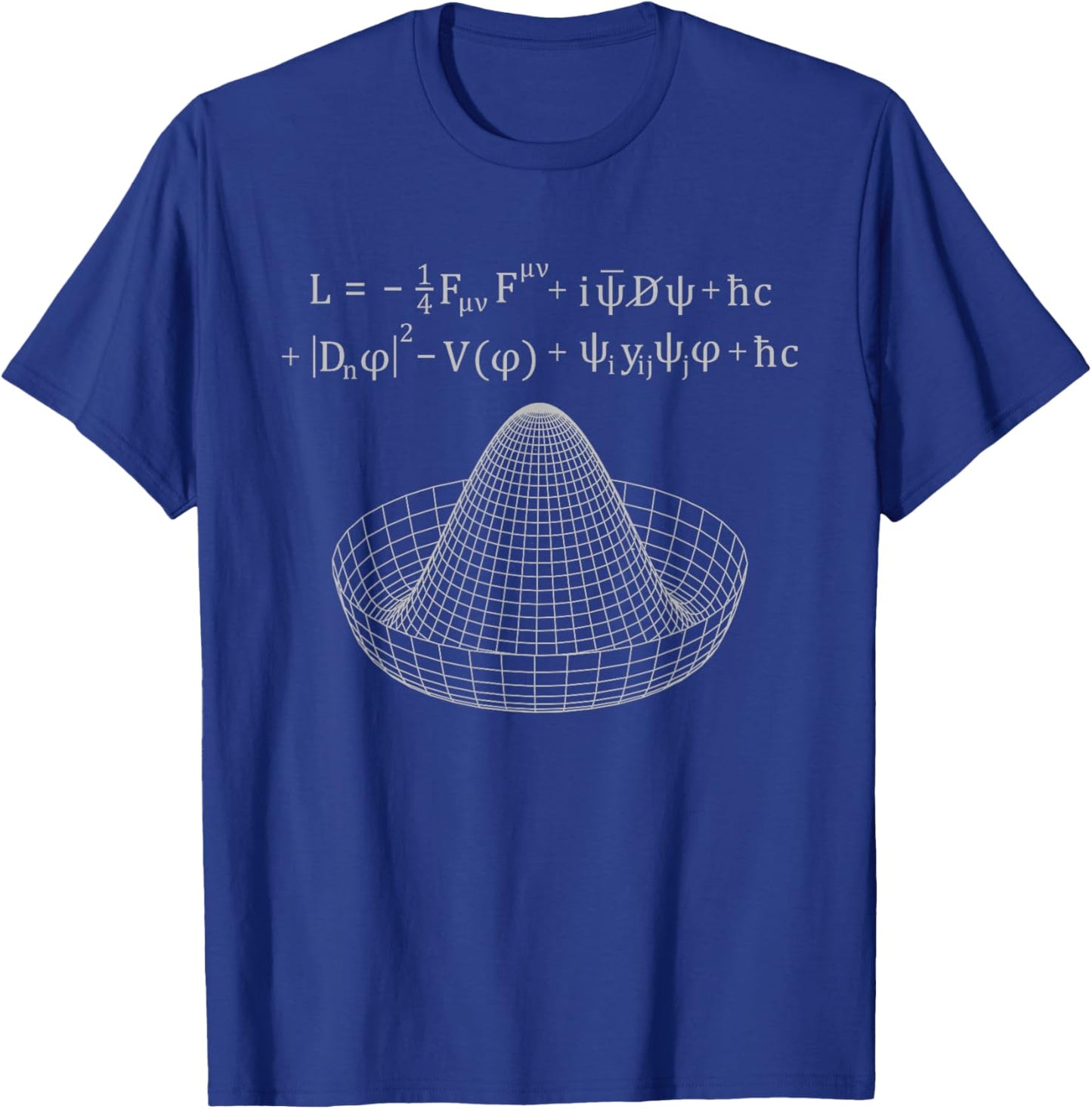 Higgs Mechanism | Nerdy Quantum Science Particle Physics T-Shirt - T-Shirt | Royal