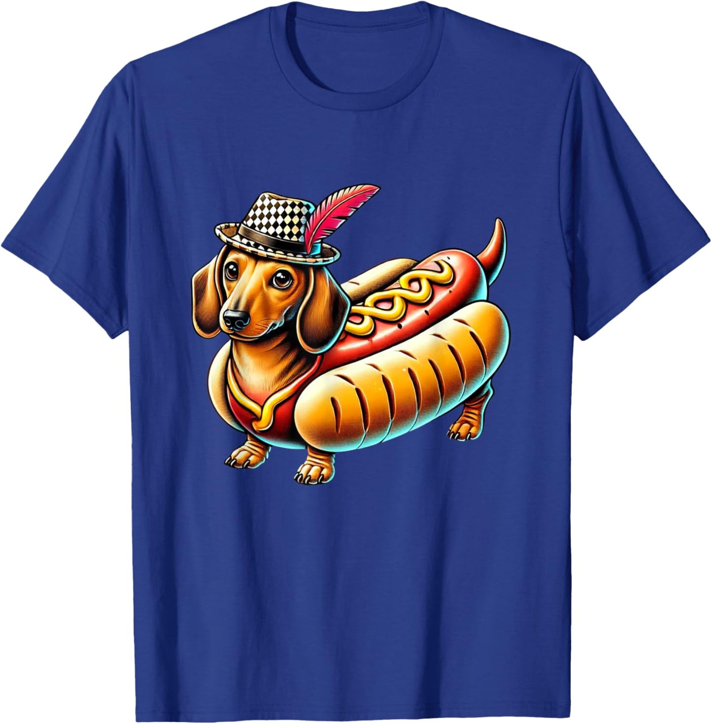 Funny Dachshund Dog Oktoberfest Wiener Dog German T-Shirt - T-Shirt | Royal