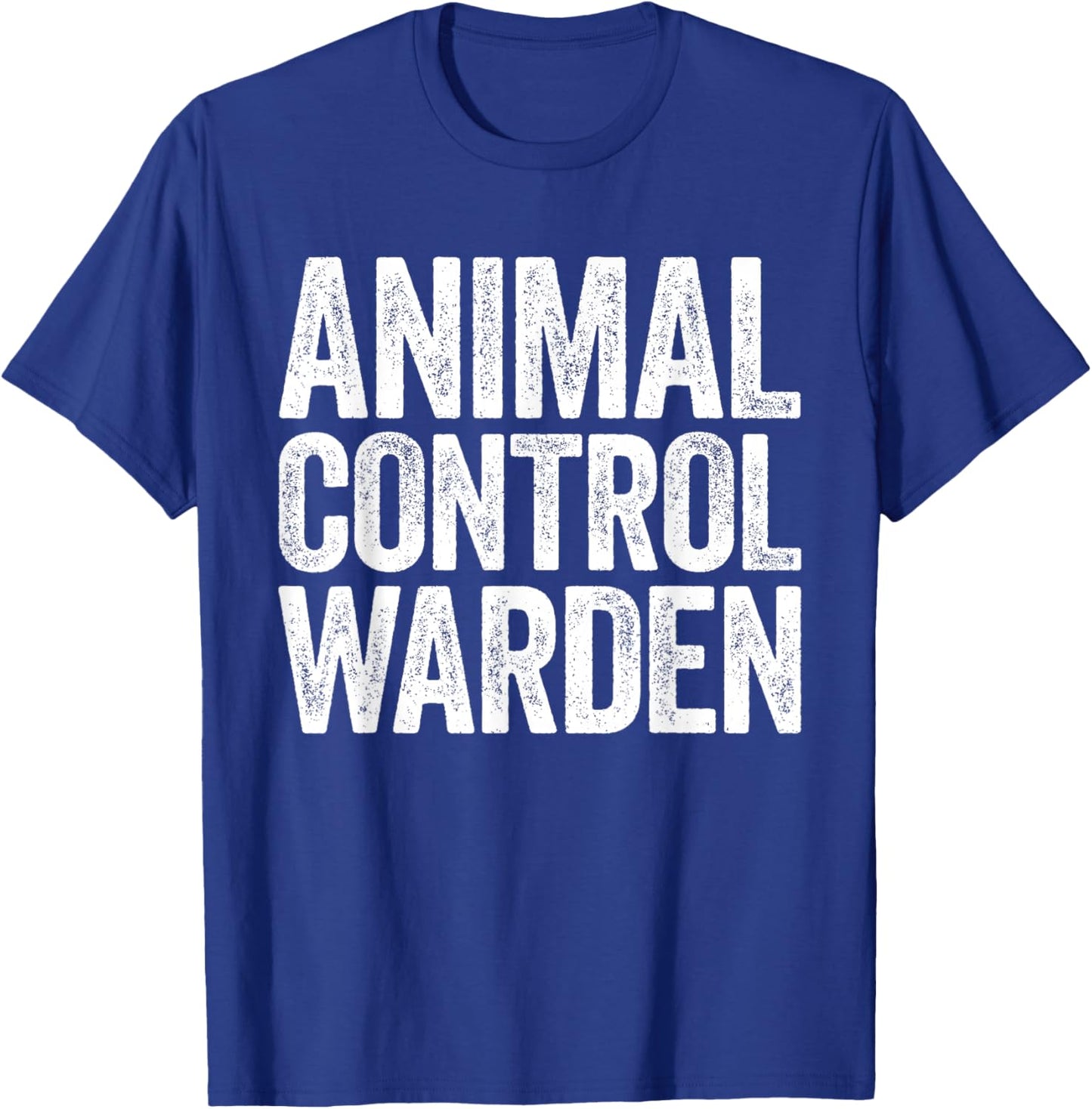 Animal Control Warden Shirt Adult Kids Game Matching Costume T-Shirt - T-Shirt | Royal