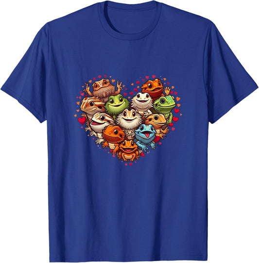 Bearded Dragon Shirt Pogona Reptile Bearded Dragons T-Shirt - T-Shirt | Royal