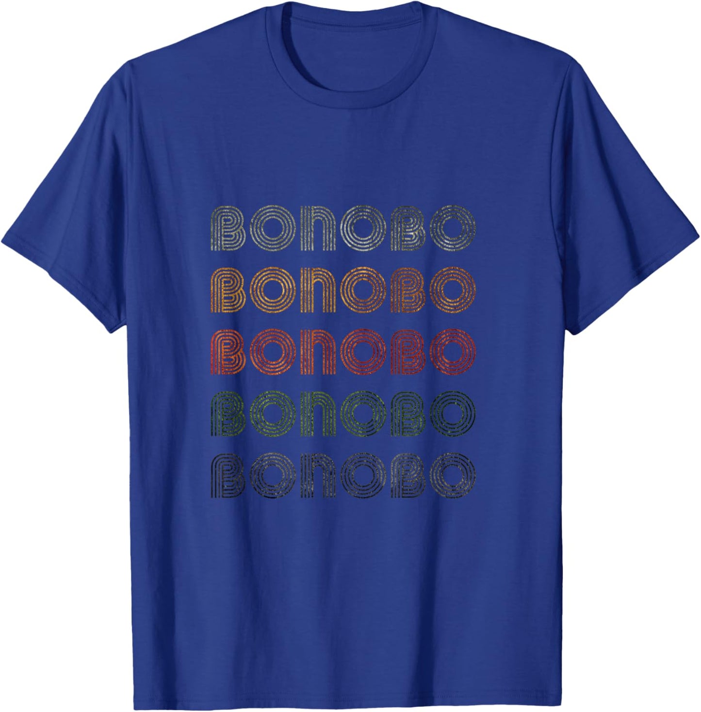 Love Heart Bonobo Grunge Vintage Style Black Bonobo T-Shirt - T-Shirt | Royal