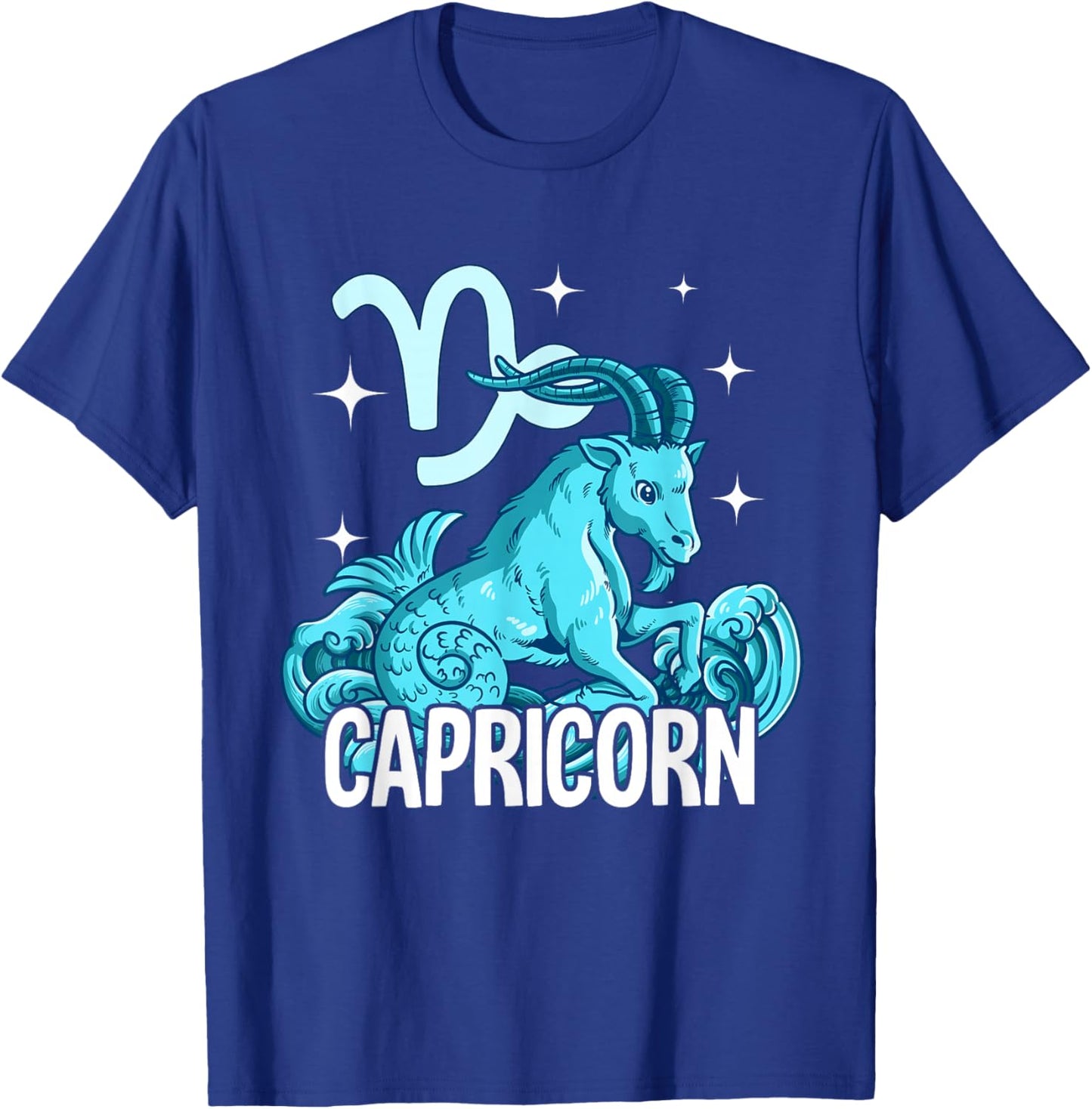 Capricorn Zodiac Sign T-Shirt - T-Shirt | Royal