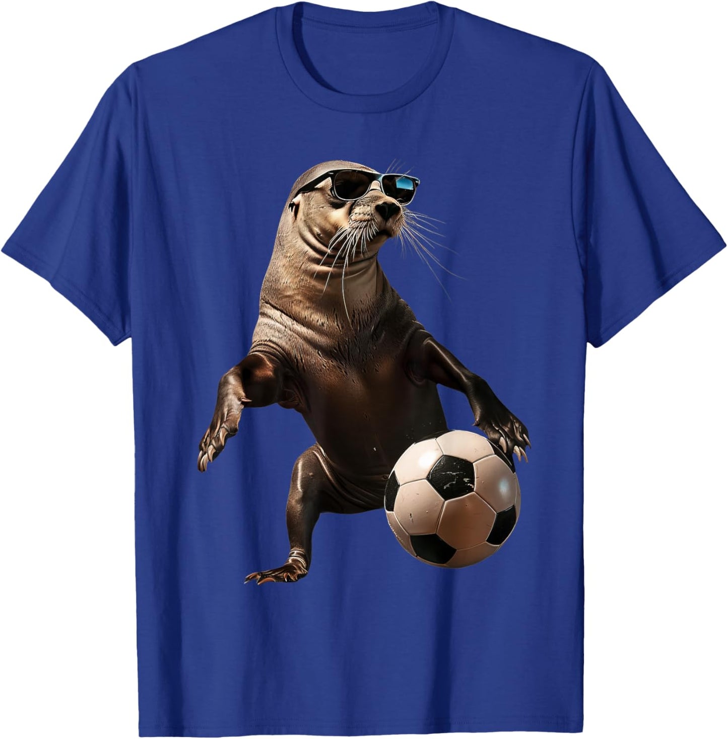Sea Lion Soccer T-Shirt - T-Shirt | Royal