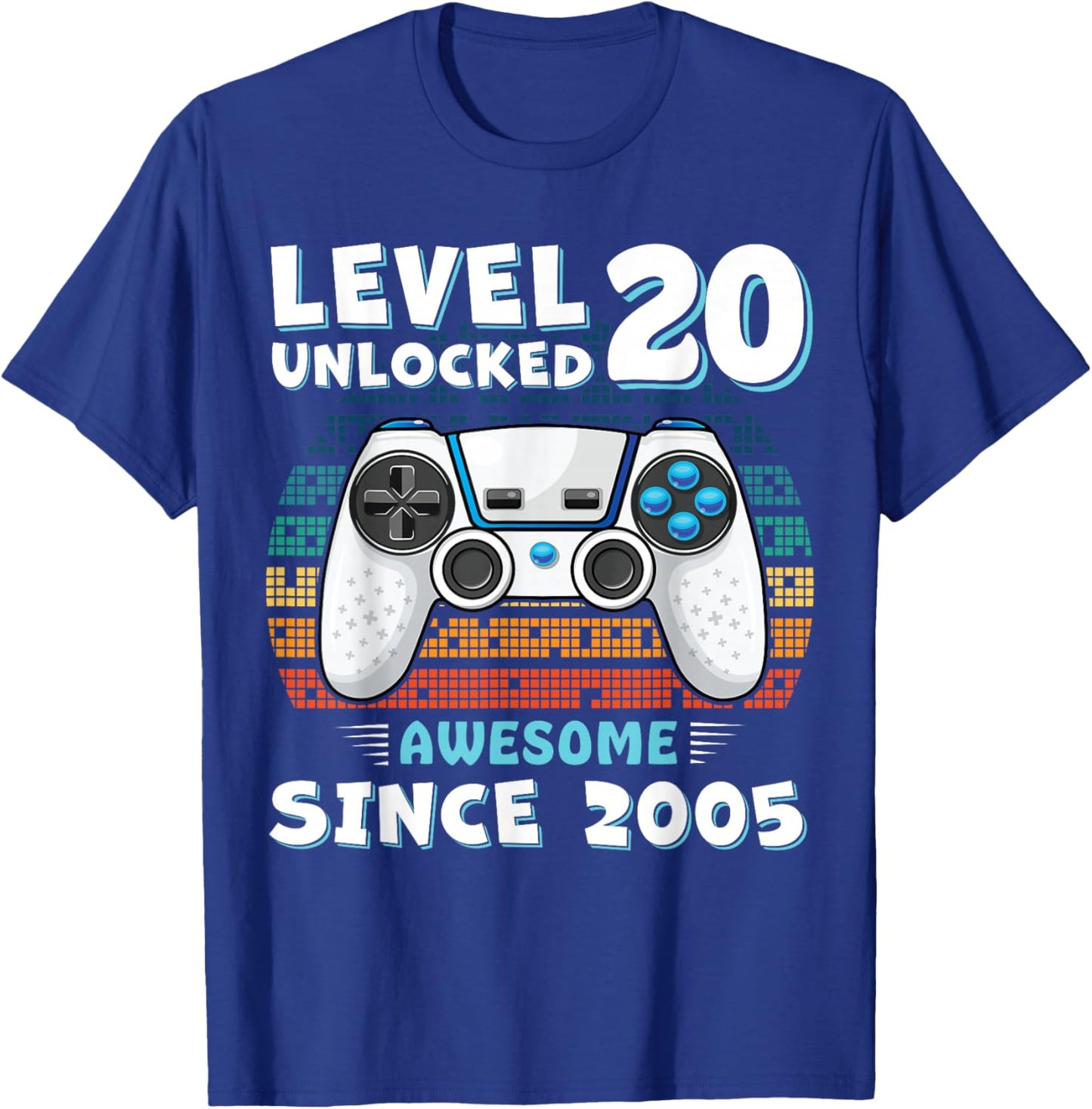 20 Year Birthday Decorations Men Gag 20yr 2005 20th Birthday T-Shirt - T-Shirt | Royal