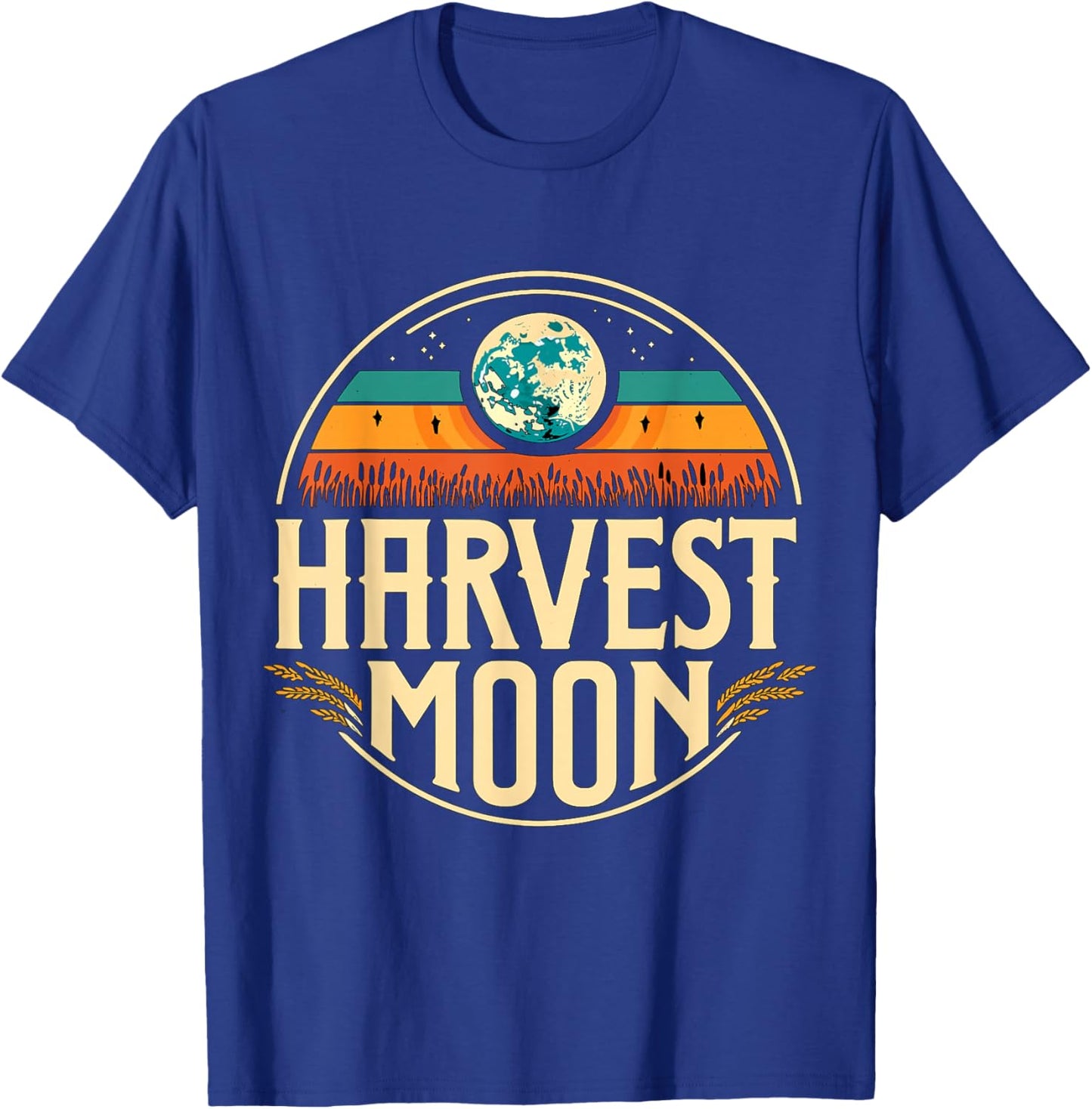 Harvest Moon Autumn Fall T-Shirt - T-Shirt | Royal
