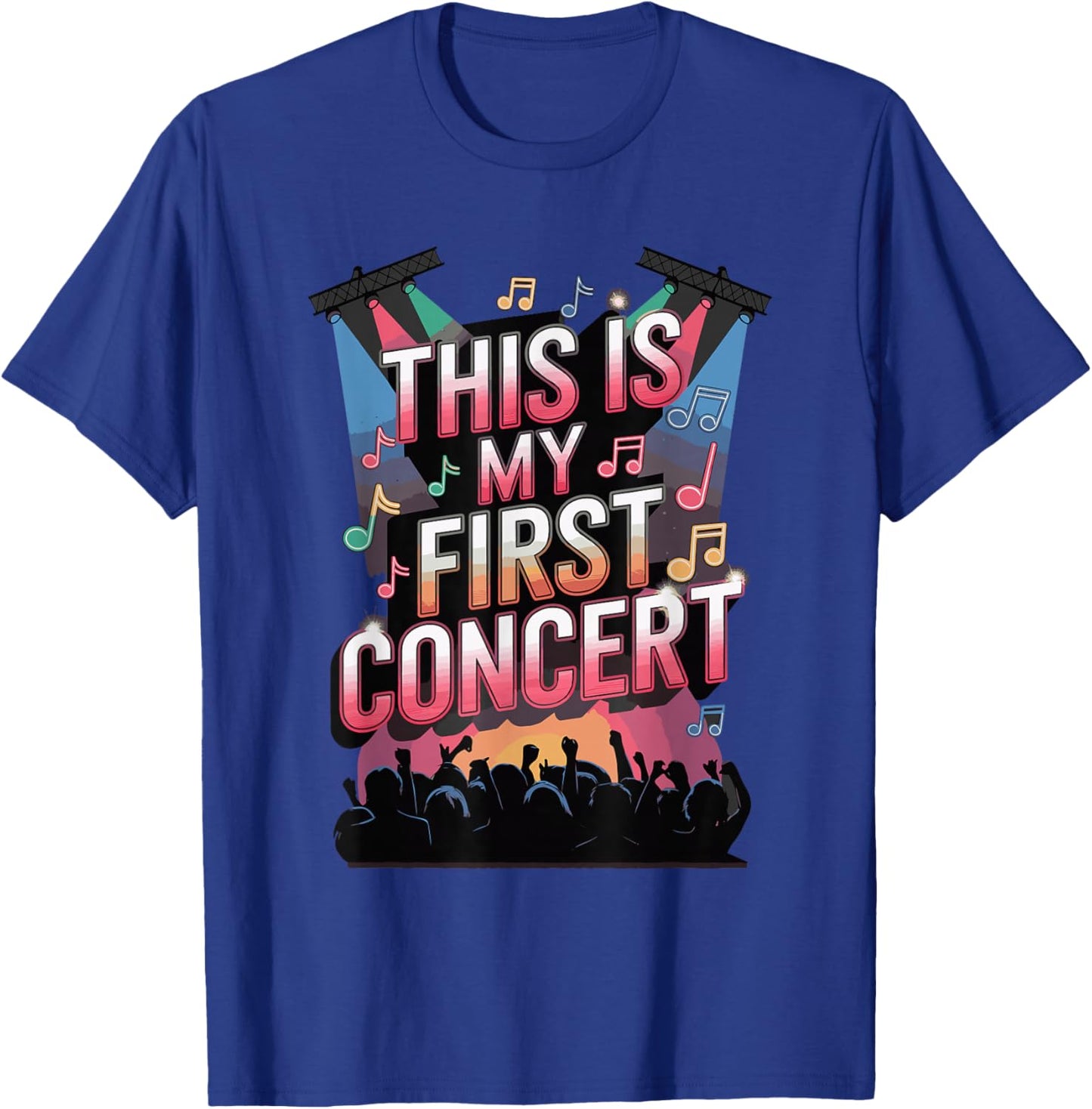 This Is My First Concert T-Shirt - T-Shirt | Royal