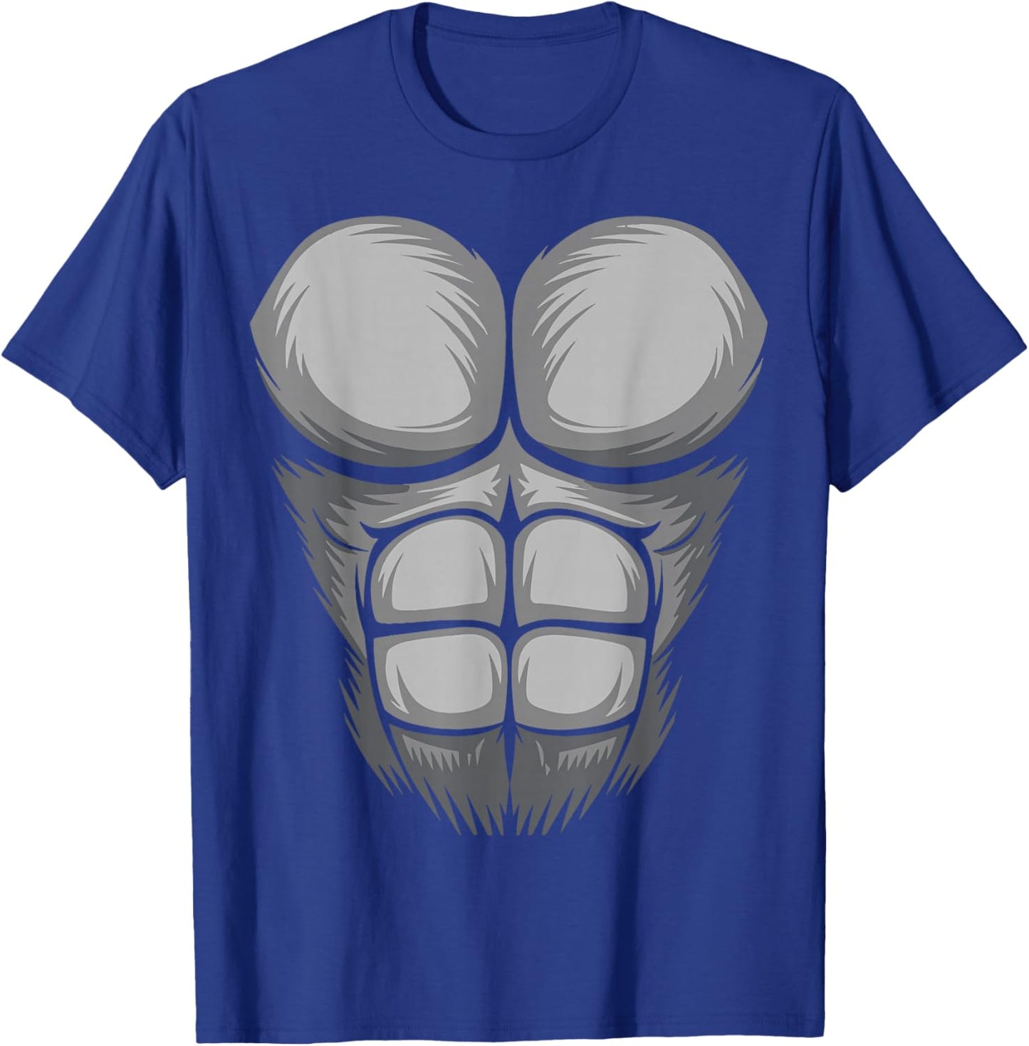 Gorilla Shirt Adult Kids Men Women Gorilla Chest Costume T-Shirt - T-Shirt | Royal