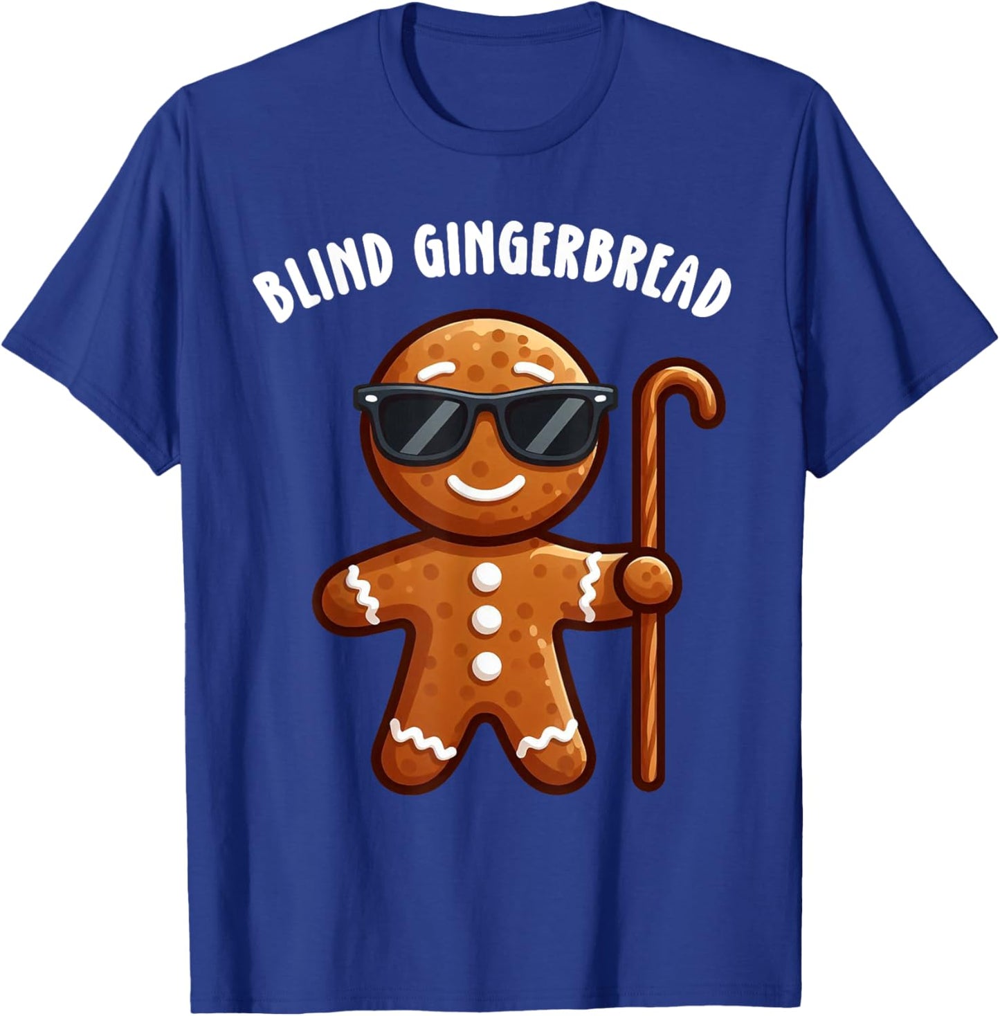 Blind Mice Parody Blind Gingerbread Christmas Family Pajama T-Shirt - T-Shirt | Royal