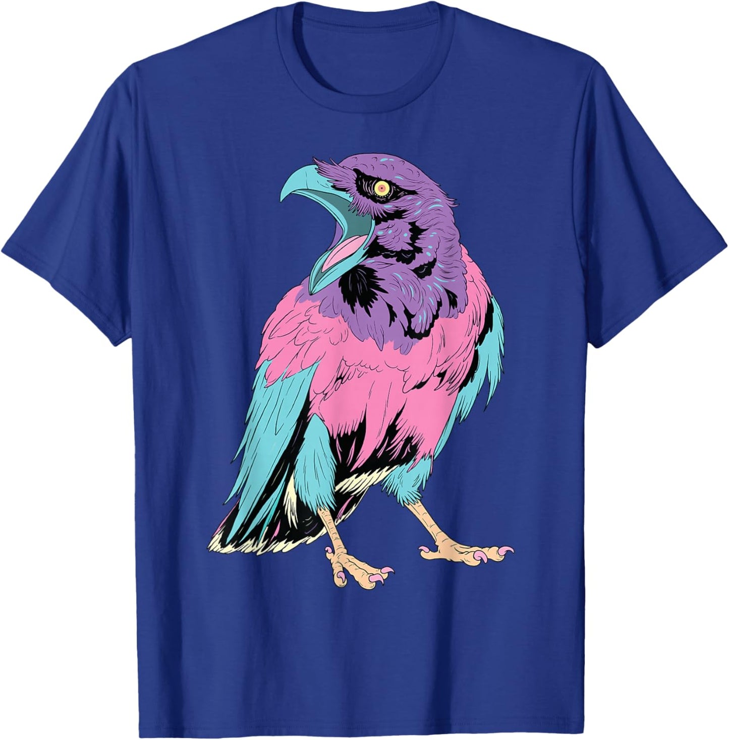 Pastel Goth Crow Shirt Kawaii Creepy Cute Raven Witchy T-Shirt - T-Shirt | Royal